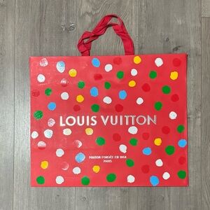 Louis Vuitton Large Kusama Polka Dots Shopping Bag
